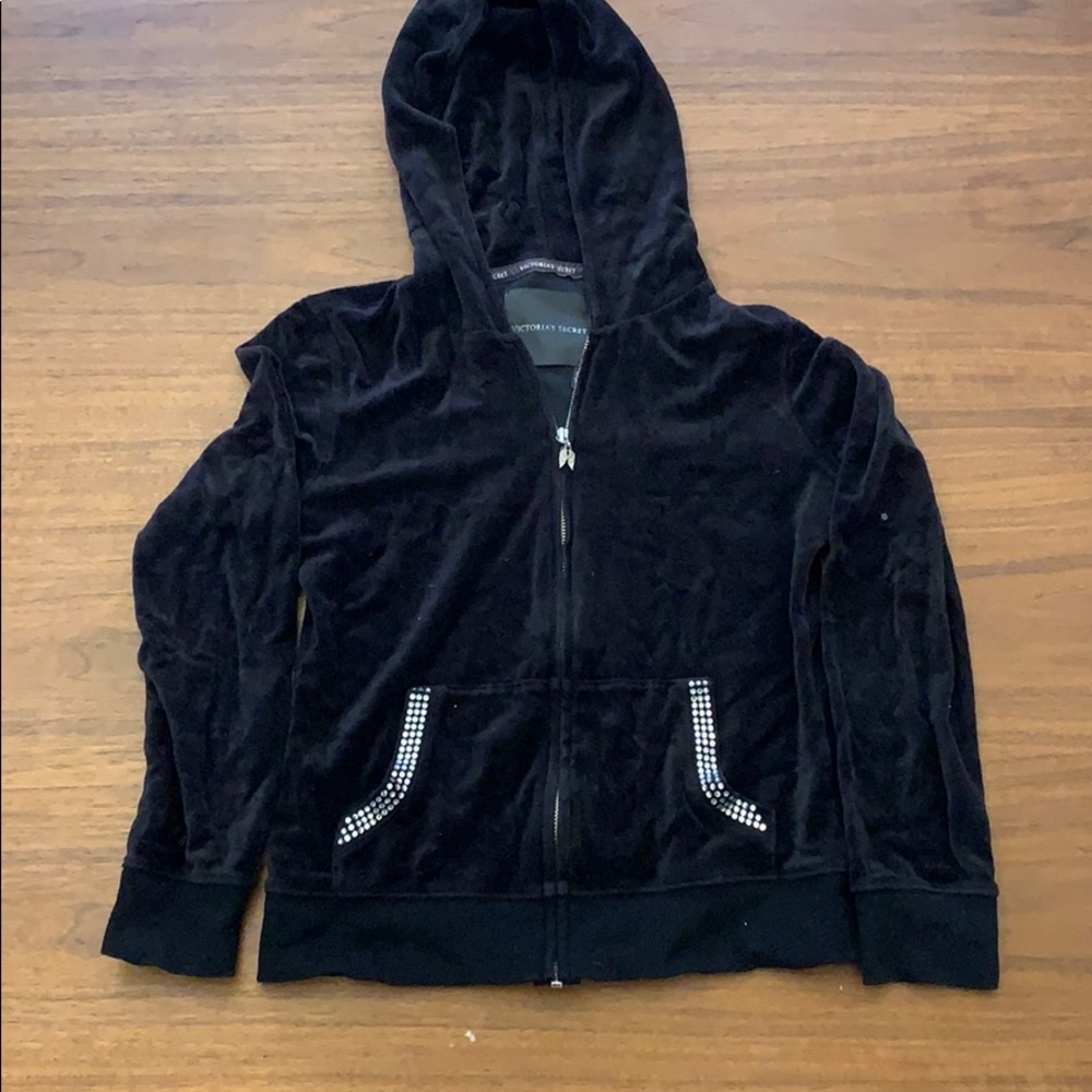 Victoria’s Secret embellished zip up